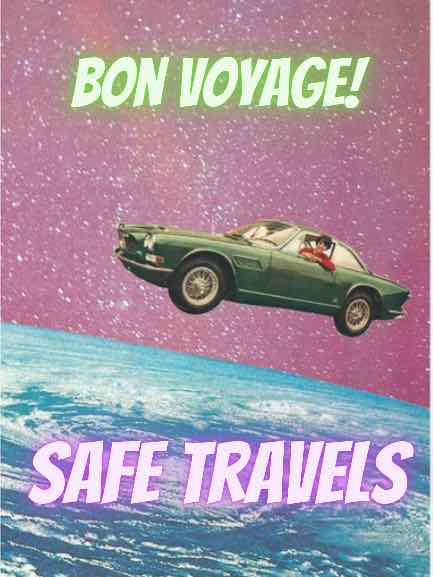 Bon Voyage Fellow Traveler!