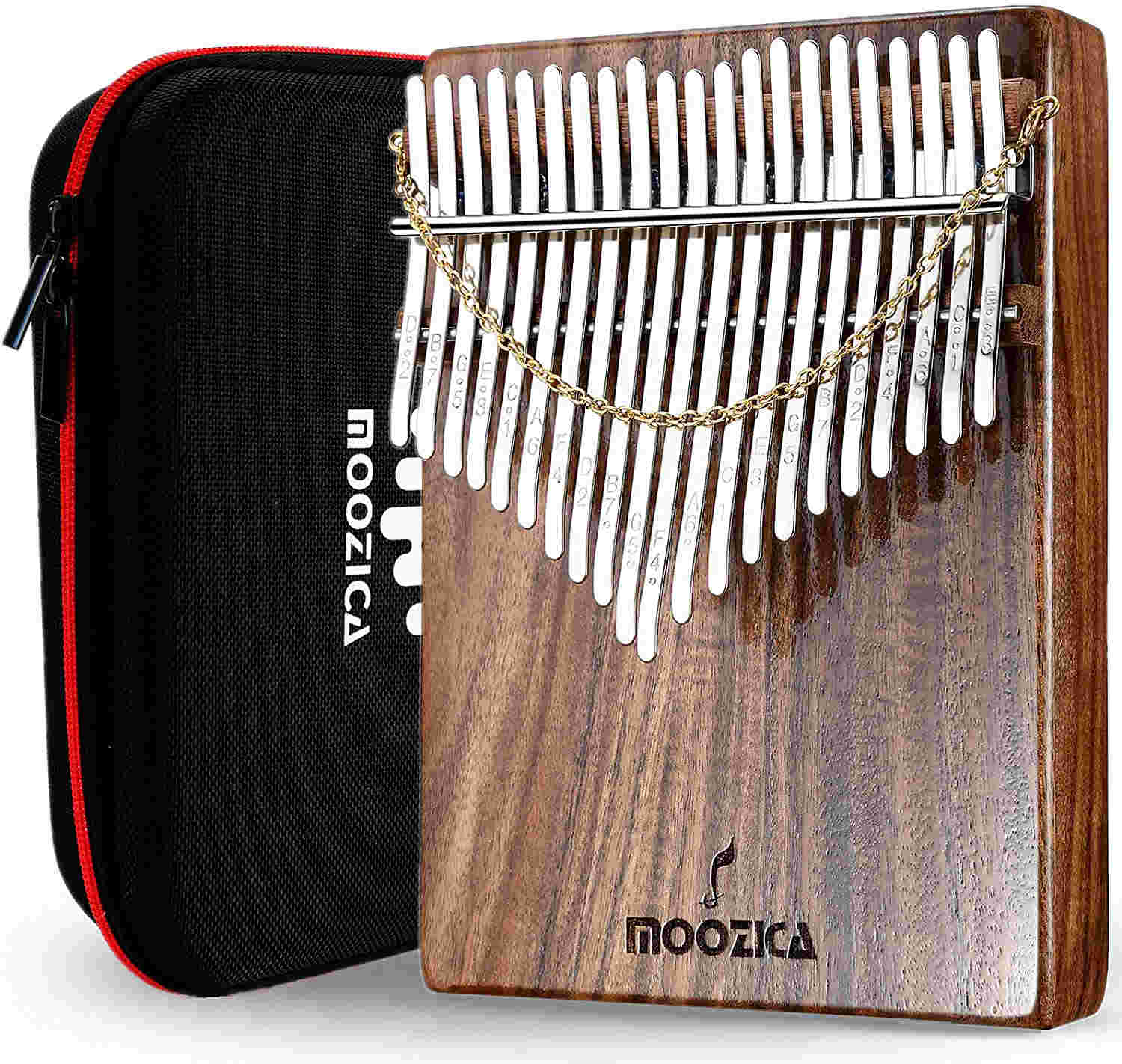 Portable Musical Instrument Gifts for Kids Adult Beginners Professionals Builts in Study instruction TOPQSC Kalimba Thumb Piano,21 key range is wider