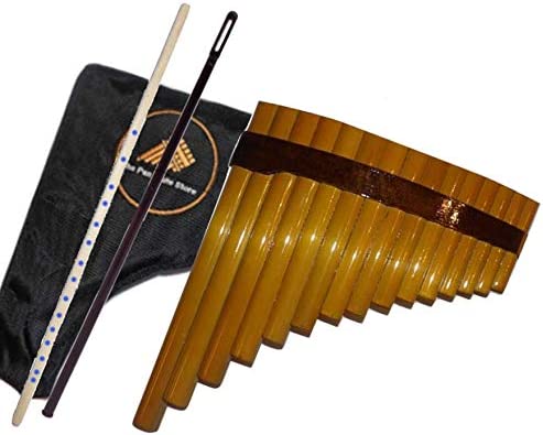 Chaoshihui 1 Set Beginner Row Flute Portable Panpipes Pan Flute