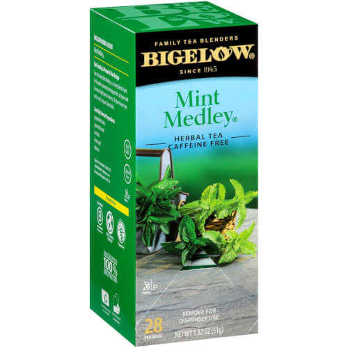 mint medly tea for extracting seeds of morning glory