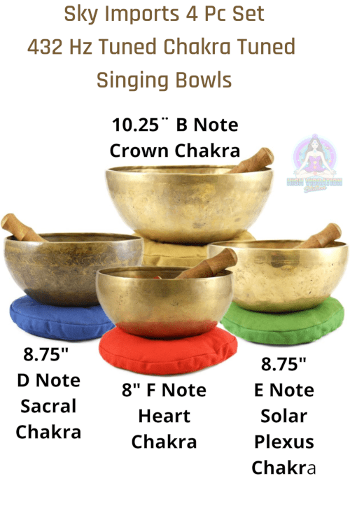 432 Hz Tuned Chakta Tibetan Singing Bowls