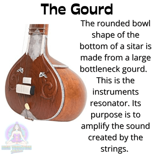 The Gourd of the sitar its resonator