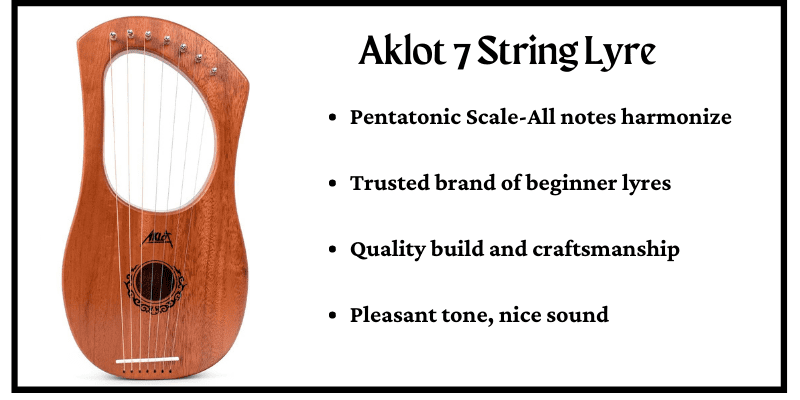 Aklot 7 String Lyre