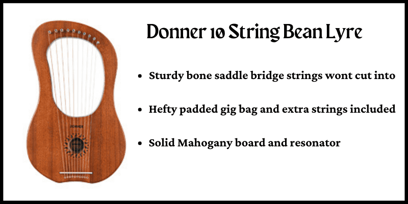 Donner 10 String Bean Lyre