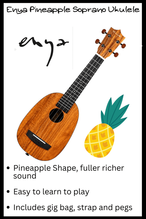 Enya Pineapple Soprano Ukulele