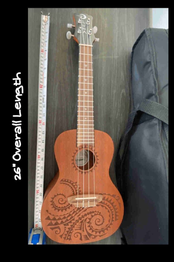 26 Overall Length luna ukulele